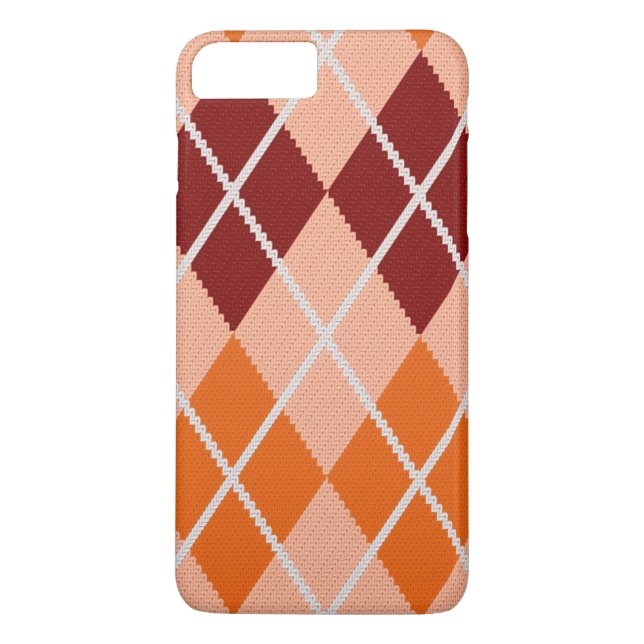 Realistisk Argyle trasa Case-Mate iPhone Skal (Baksida)