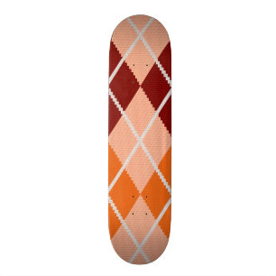 Realistisk Argyletyg Old School Skateboard Bräda 18 Cm
