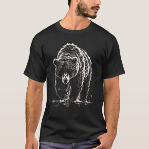 Realistisk Björn - Wildlife Art T Shirt