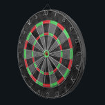 Realistisk Black Päls Struktur Darttavla<br><div class="desc">Realistiskt svart faux struktur i päls med rött tryck och grönt.</div>
