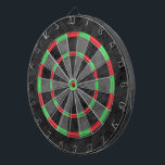 Realistisk Black Päls Struktur Darttavla<br><div class="desc">Realistiskt svart faux struktur i päls med rött tryck och grönt.</div>