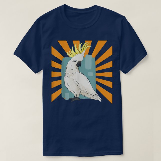 Realistisk Cockatoo Bird T Shirt (Design framsida)