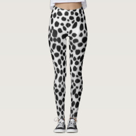 Realistisk Dalmation tryckdamasker Leggings