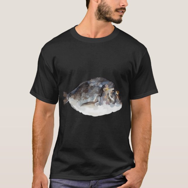 Realistisk fiskillustration t shirt (Framsida)