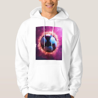 Realistisk fotbolls-planetgrafik T-Shirt Hoodie