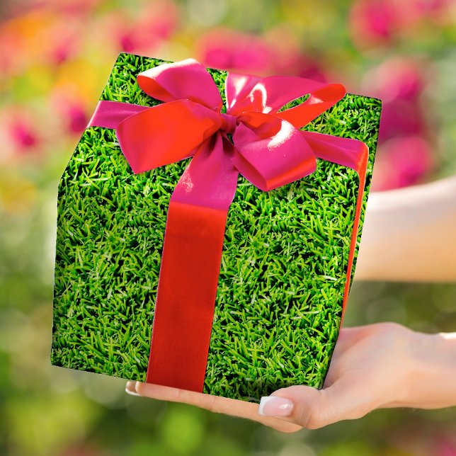 Realistisk Grönt av Roligten Struktur, gult, ljus Presentpapper (Skapare uppladdad)