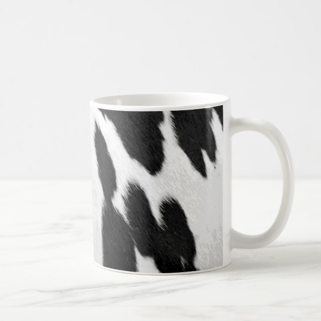 Realistisk Holstein-ko Dölj utseende Kaffemugg (Höger)