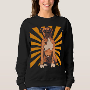Realistisk Hund Boxer T Shirt