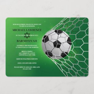 Realistisk inbjudan till fotbollsspelare Ball Pub