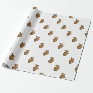 Realistisk kaninkanin presentpapper