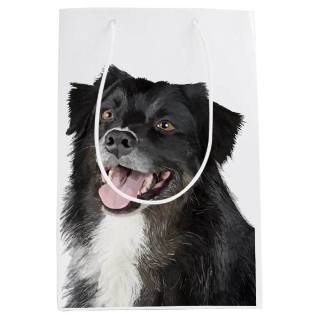 Realistisk målning av en vacker hund (Framsidan)