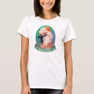 Realistisk målning för Moluccan kakadua T-shirt