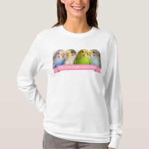 Realistisk målning för undulat t-shirt
