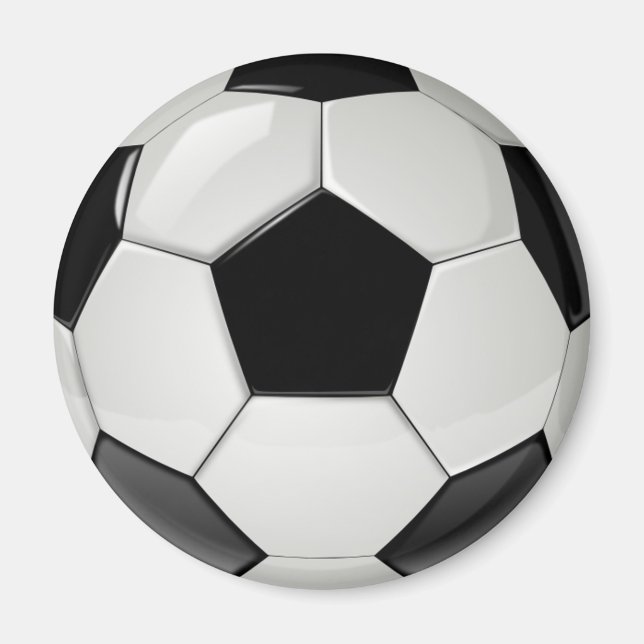 Realistisk och cool fotboll magnet (Framsidan)