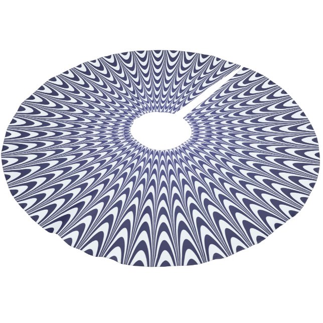 Realistisk optisk illusion julgransmatta borstad polyester (Vinklad)