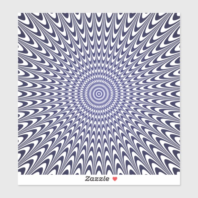 Realistisk optisk illusion klistermärken (Ark)