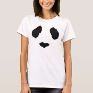Realistisk panda ansikte T T-shirt