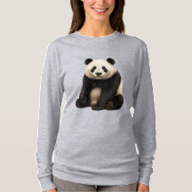 Realistisk Panda Charm T-Shirt