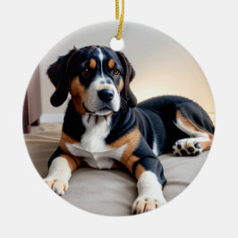 Realistisk Prydnad För Husdjursälskare | Känslomäs Julgransprydnad Keramik