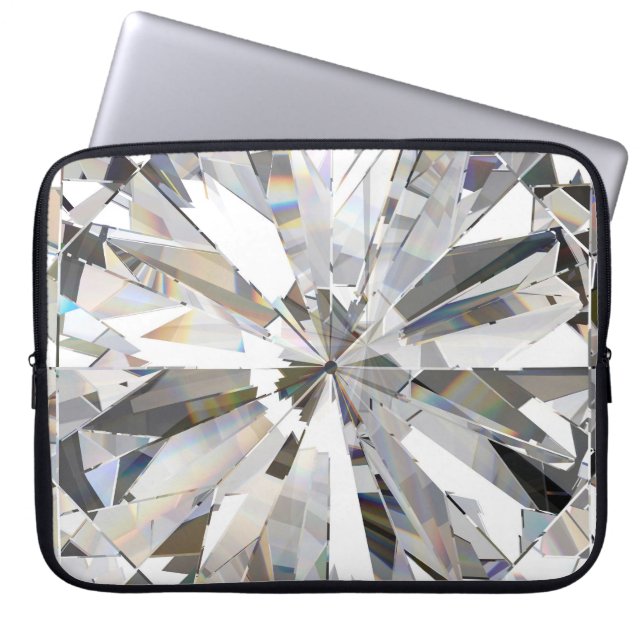Realistisk romb: 3D Close-Up Laptop Fodral (Framsidan)