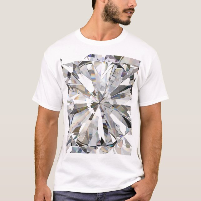 Realistisk romb: 3D Close-Up T Shirt (Framsida)