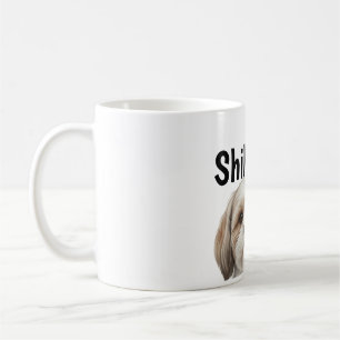 Realistisk Shih Tzu Full Wrap 11oz Mugg PNG   Anpa