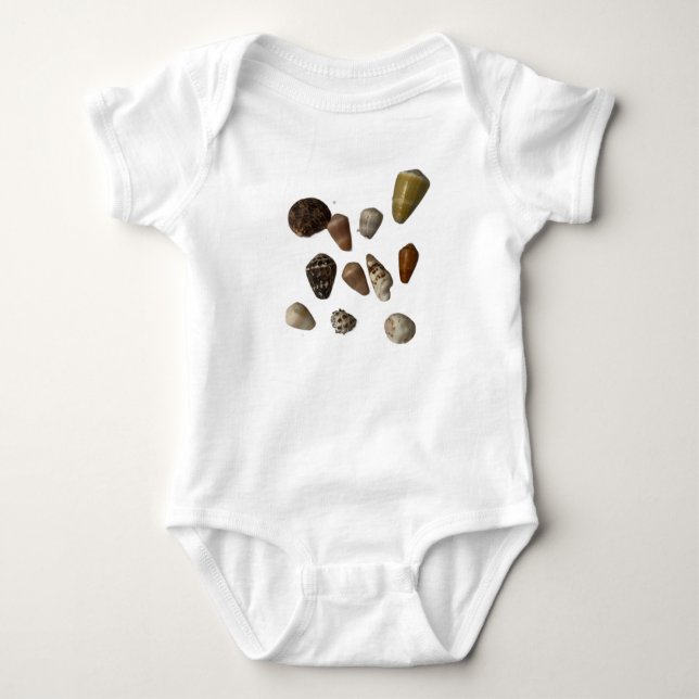 Realistisk Snäcka Haul Baby Outfit T Shirt (Framsida)