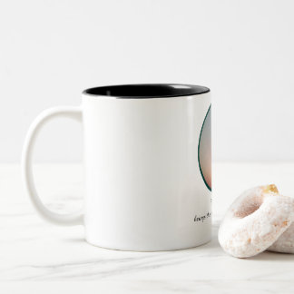 Realistisk solnedgångsfoto keramisk mugg