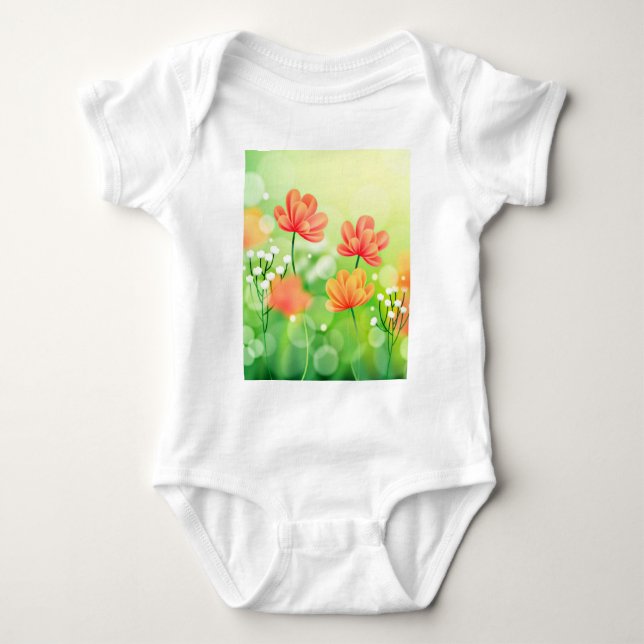 Realistisk suddig vårbakgrund-52374 t shirt (Framsida)