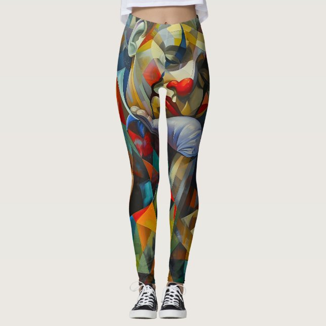 realistisk teckning leggings (Framsida)