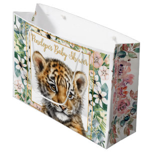Realistisk tigerunge Könsneutrala baby shower-deko