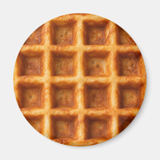 Realistisk Toastad Vaffel Matdesign Magnet