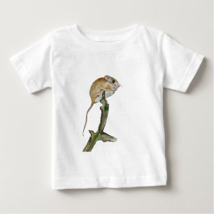 Realistisk vattenfärgsmus i träd t shirt