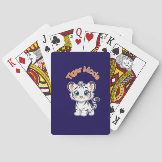 Realistisk Vit Tiger – Fotorealistisk Vilda Djur K Casinokort