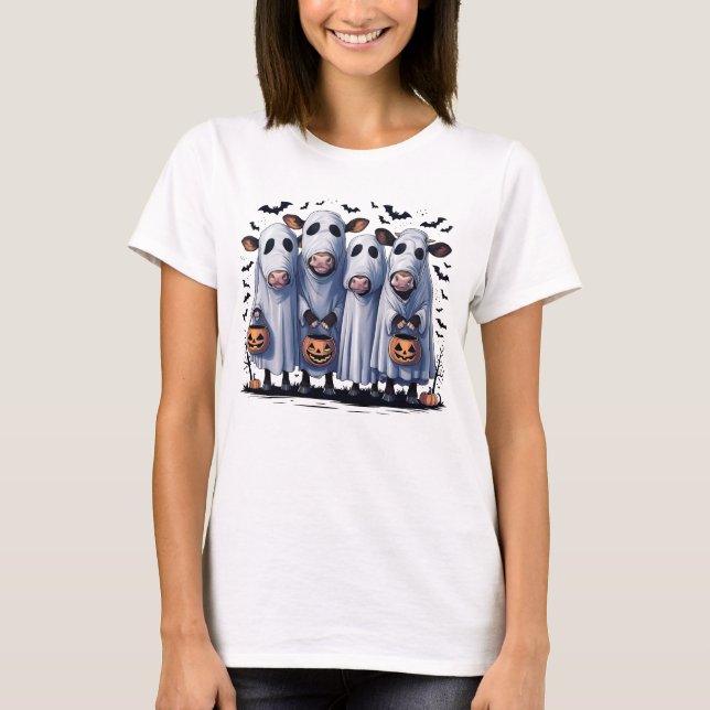 Realistiska kor i värdstugor t shirt (Framsida)