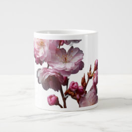 Realistiska Sakura-blommor Jumbo Mugg