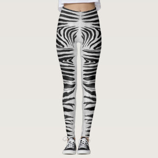 Realistiska zebraleggings leggings