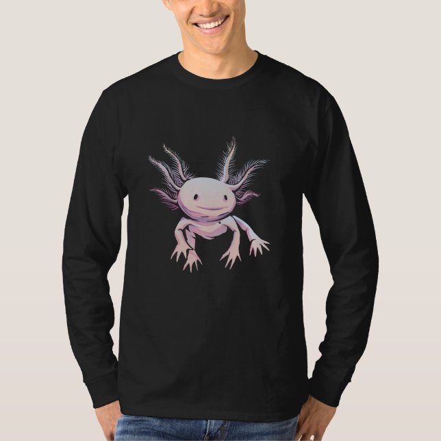 Realistiskt axolotldjur t shirt (Framsida)