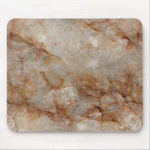 Realistiskt bruna faux marble Stone Mönster Musmatta
