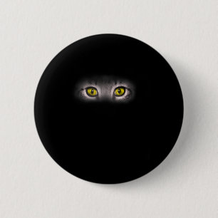 Realistiskt Cat Ögon Kattunge Kattdjur Graphic Art Knapp