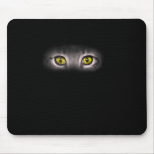 Realistiskt Cat Ögon Kattunge Kattdjur Graphic Art Musmatta