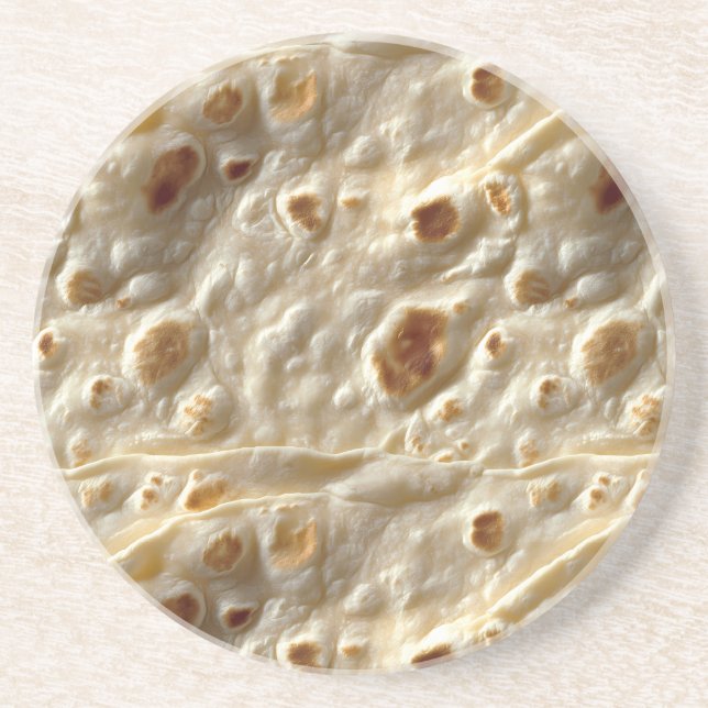 Realistiskt Flour Tortilla Underlägg (Framsidan)
