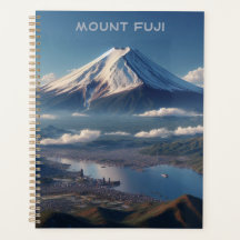 Realistiskt landskap med Mount Fuji Japan Resa