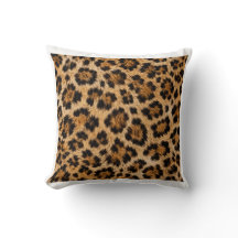 Realistiskt leopardskinns djurtryck på överkast