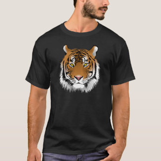Realistiskt motortigger Ansikte T-shirt