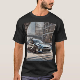 Realistiskt Nissan GT-R35 - Urban Elegance på T Shirt