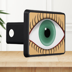 Realistiskt roligt människaöga skydd för dragkrok