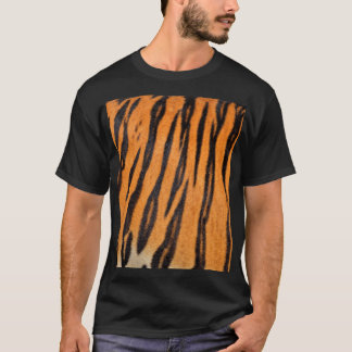 Realistiskt tiger skin struktur. t shirt