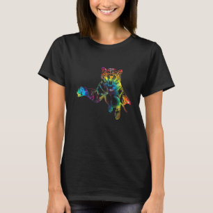 Realistiskt tigerhuvud Skin Tass 19 T Shirt