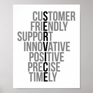 Realitet för vänlig service för kund innovativ poster